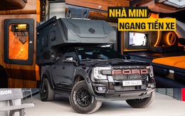 Thợ Việt làm nhà mini cho bán tải: Giá tới hơn 650 triệu đồng, có bếp, nhà vệ sinh, quầy rượu sang xịn, chủ xe tự tháo lắp được