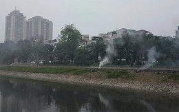 Vừa kêu ca không khí Hà Nội ô nhiễm vừa thản nhiên đốt rác, đốt vàng mã
