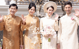 Cô dâu Tiên Nguyễn đẹp miễn chê bên chồng gốc Dubai, soi cận 2 chiếc vòng trên cổ mà loá cả mắt