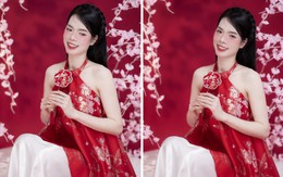 Nhan sắc hoa khôi bóng chuyền cầm cờ Việt Nam dự khai mạc SEA Games 33