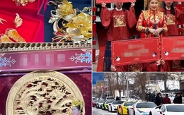 Cô dâu đội vương miện vàng, tự chuẩn bị biệt thự, siêu xe... trị giá 100 tỷ đồng làm của hồi môn