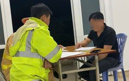 Phạt 35 triệu đồng tài xế xe khách liều lĩnh đi ngược chiều cao tốc trong đêm