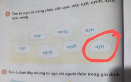 Dạy con học lớp 1, ông bố đọc méo mồm mãi không được một vần: "Thôi học lại cùng con đi!"