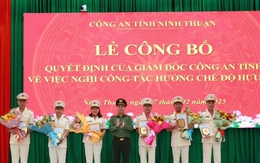 10 lãnh đạo chủ chốt tỉnh Ninh Thuận xin nghỉ hưu trước tuổi