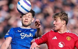 Kết quả Ngoại Hạng Anh: Man Utd may mắn thủ hoà Everton