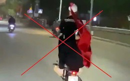 Tịch thu phương tiện, phạt tiền nam thanh niên "bốc đầu" xe máy qua tin báo của người dân