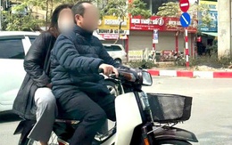 Xem xét phạt nguội phó trưởng công an phường đi xe máy không đội mũ bảo hiểm