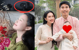 Doãn Hải My vào vai "vợ đảm" chăm nhà Văn Hậu, hình ảnh phản chiếu qua tivi tiết lộ thái độ của mẹ chồng