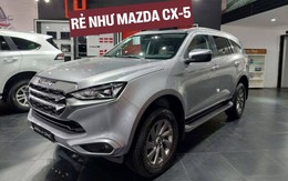 Xả kho, Isuzu mu-X giảm giá tới 270 triệu đồng tại đại lý, bản cao nay ngang CX-5, Tucson nằm phân khúc dưới