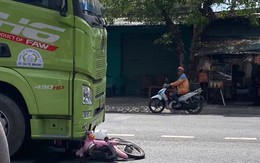 Nữ sinh tử vong, kẹt dưới gầm đầu xe container