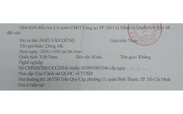 Công an TP HCM truy nã Dũng AK trong vụ gây rối tại White Palace