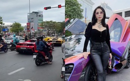 Mang dàn siêu xe trị giá hàng trăm tỷ vượt đèn đỏ tại Đà Nẵng, bà trùm ngành mỹ phẩm nhận lỗi: ‘Là sơ suất trong quá trình di chuyển, đã hoàn tất thủ tục xử phạt’