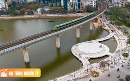 Hồ duy nhất có tàu điện chạy ngang qua, đang được đầu tư trăm tỷ làm sân khấu nổi ở Hà Nội