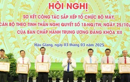 Sau tinh gọn bộ máy, Hậu Giang giảm hàng chục cơ quan cấp tỉnh