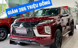 Mitsubishi Pajero Sport giảm tới 285 triệu tại đại lý, SUV hạng D giá khởi điểm thực tế ngang Kia Sportage