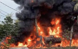 VIDEO: Cháy xe bồn chở xăng dầu trên cao tốc, 1 người tử vong