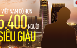 Việt Nam có hơn 5.400 người siêu giàu, bằng 1/2 Singapore, cao ngang ngửa New Zealand, Áo