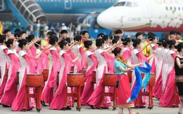 Cờ hoa rực rỡ đón Tổng Bí thư, Chủ tịch Trung Quốc Tập Cận Bình tại sân bay