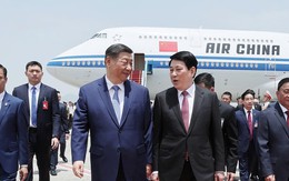 Toàn cảnh lễ đón Tổng Bí thư, Chủ tịch nước Trung Quốc Tập Cận Bình tại sân bay Nội Bài