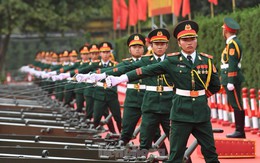 21 loạt đại bác chào đón Tổng Bí thư, Chủ tịch nước Trung Quốc Tập Cận Bình