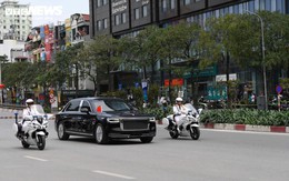 Cận cảnh đoàn xe của Tổng Bí thư, Chủ tịch Trung Quốc Tập Cận Bình ở Hà Nội