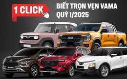 10 xe bán chạy nhất quý I/2025: VF 3 bán 3 tháng hơn cả năm của Yaris Cross, Xpander vẫn là 'vua xe xăng dầu', Vios vớt vát thể diện cho dòng sedan