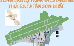 Infographic: Hướng dẫn lối đi đến Nhà ga T3 Sân bay Tân Sơn Nhất
