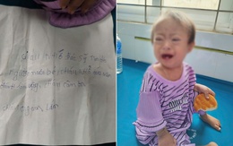 Bé gái nghi mắc bệnh sởi, bị mẹ bỏ rơi kèm lời nhắn "nhờ bác sĩ tìm người nuôi"