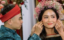 H'Hen Niê đi chân đất ở lễ cưới