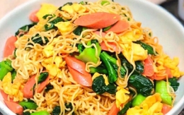 Cách xào mỳ của người Trung Quốc, đảm bảo dai ngon, không vón cục