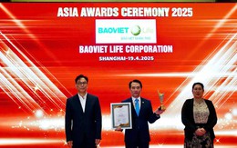 Bảo Việt Nhân Thọ được vinh danh top 10 doanh nghiệp tiêu biểu Châu Á 2025 tại Thượng Hải (Trung Quốc)