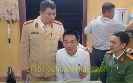 Bắt tài xế Hoàng Văn Thường và khám xét xe ô tô