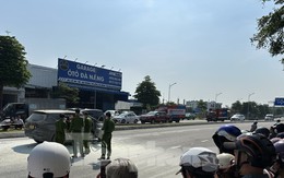 Đà Nẵng: Phong tỏa hiện trường 2 người tử vong trong xe bốc cháy