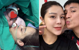 Hot: Vợ Bùi Tiến Dũng hạ sinh quý tử, "nam thần" lấy vợ sớm nhất dàn U23 Việt Nam nay đã là bố 3 con