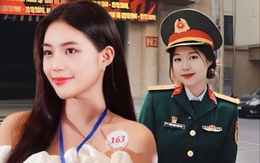 Thiếu uý xinh đẹp lọt chung khảo Hoa hậu: Xuất thân gia đình quân nhân, theo học 2 trường đình đám