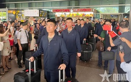 Lực lượng Quân giải phóng nhân dân Trung Quốc đến TP HCM tham gia diễu binh, diễu hành