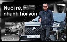 Dùng 2 chiếc Toyota Veloz Cross làm dịch vụ, chủ xe chia sẻ: ‘Đút túi hơn 40 triệu đồng/xe/tháng, tiết kiệm hơn Xpander, bào hơn 170.000km vẫn ổn’
