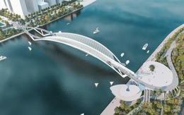 Chính thức khoan mũi cọc đầu tiên tại cầu đi bộ vượt sông Sài Gòn trị giá 1.000 tỷ: Chuyên gia nhận xét 'khó làm và chưa từng có ở đâu trên thế giới'