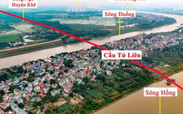 Sắp có tuyến đường mới 5.000 tỷ đồng, dài hơn 5km đi qua 4 xã của huyện Đông Anh, kết nối với cầu Tứ Liên