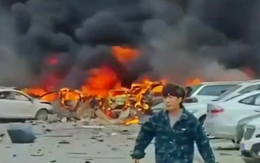 Nổ lớn, lửa bao trùm một khu dân cư ở Trung Quốc