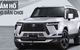 Chủ xe Lexus GX 550 chưa thấy xe đủ hầm hố có thể thích bản độ này: Bodykit mới, thêm cánh gió, mâm 22 inch khổng lồ