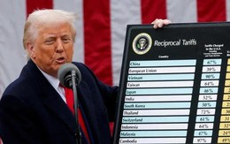 Tổng thống Mỹ Trump bất ngờ giảm thuế cho hầu hết quốc gia, riêng Trung Quốc tăng lên 125%