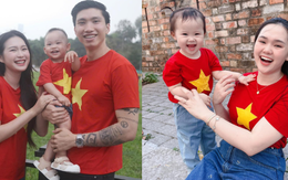 Hội cầu thủ nổi tiếng rầm rộ khoe ảnh cùng con yêu nước: Tự hào màu cờ sắc áo từ sân cỏ đến ngoài đời
