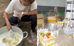 Rùng mình cách pha chế những chai nước hoa giả “Made in Dubai”: Trộn hoá chất bằng máy đánh trứng, chiết bằng ống bơm xi lanh