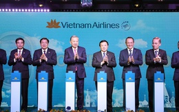 Tổng Bí thư Tô Lâm chứng kiến Vietnam Airlines công bố đường bay thẳng Hà Nội - Moscow
