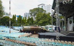 Cảnh hoang tàn ở sân khấu Lan Anh, Trống Đồng khi dừng hoạt động