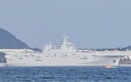 Xuất hiện hình ảnh mới nhất 'siêu tàu đổ bộ' Type 075 thứ tư của Trung Quốc