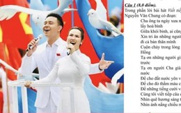 Ca khúc 4 tỷ lượt xem dịp lễ 30/4 vào đề thi Văn