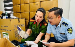 Công an Hà Nội thu giữ hơn 100 tấn hàng hóa thực phẩm chức năng, thiết bị y tế giả