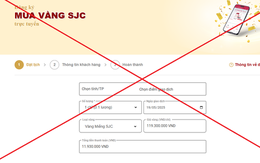 Một nhà vàng cảnh báo khẩn!